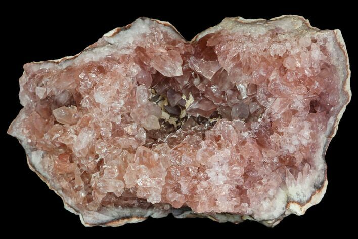 Pink Amethyst Geode Section - Argentina #113313